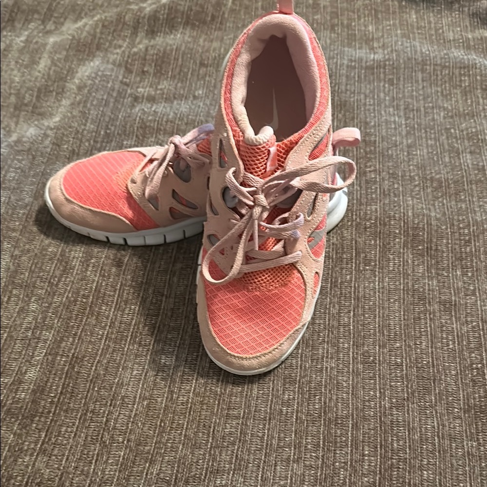 Nike Pink Low-Top Sneakers with White Accents